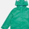 Impermeabile con cappuccio e stampa grafica Frog