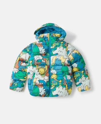 Impermeabile con stampa Earth Friends