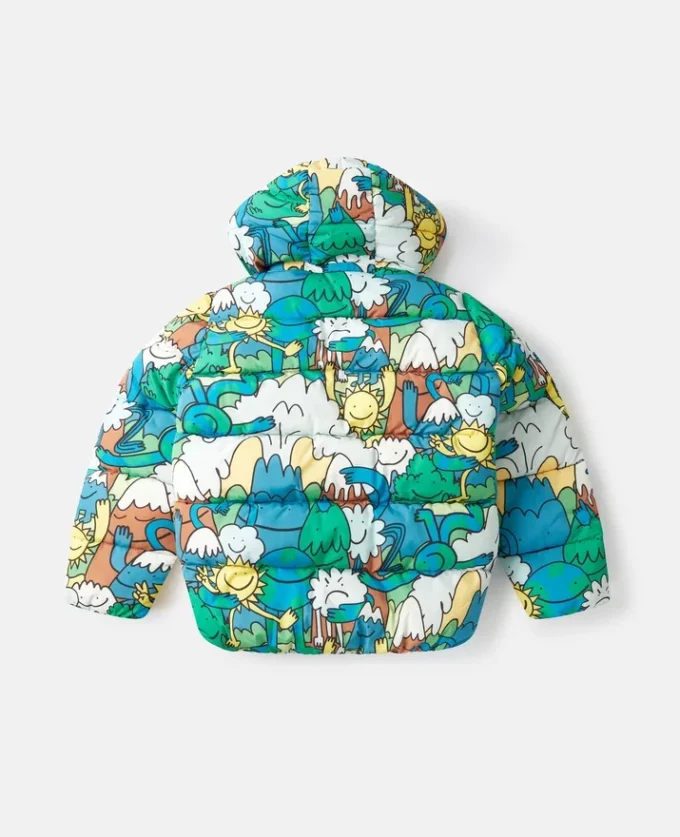 Impermeabile con stampa Earth Friends Impermeabile con stampa Earth Friends