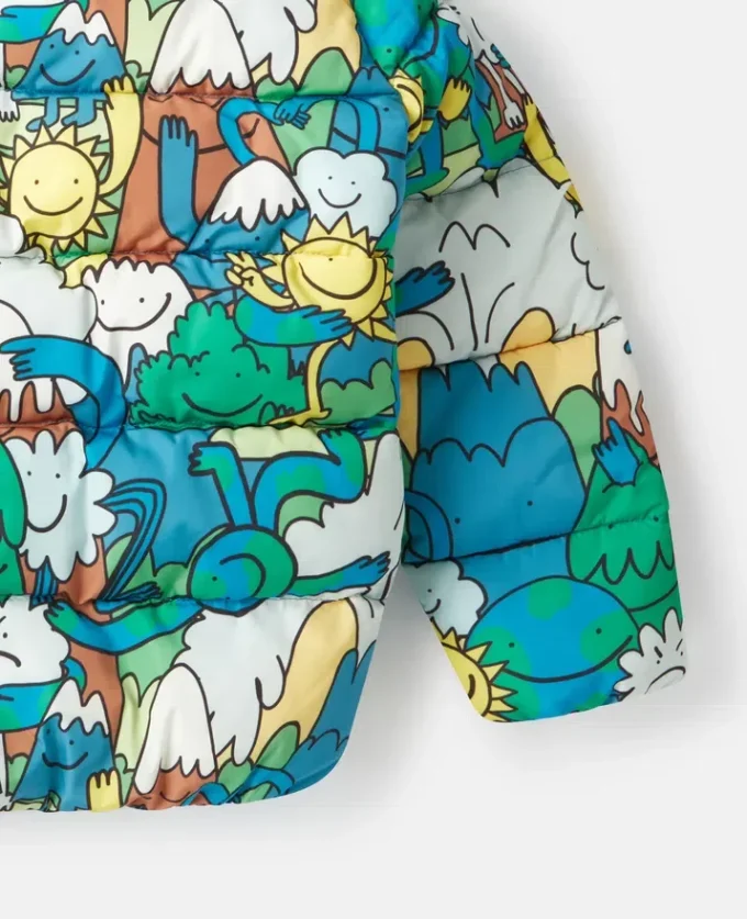 Impermeabile con stampa Earth Friends Impermeabile con stampa Earth Friends