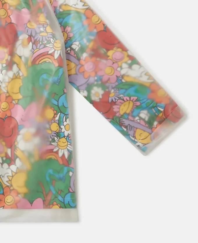 Impermeabile con stampa Earth Friends Impermeabile con stampa Earth Friends
