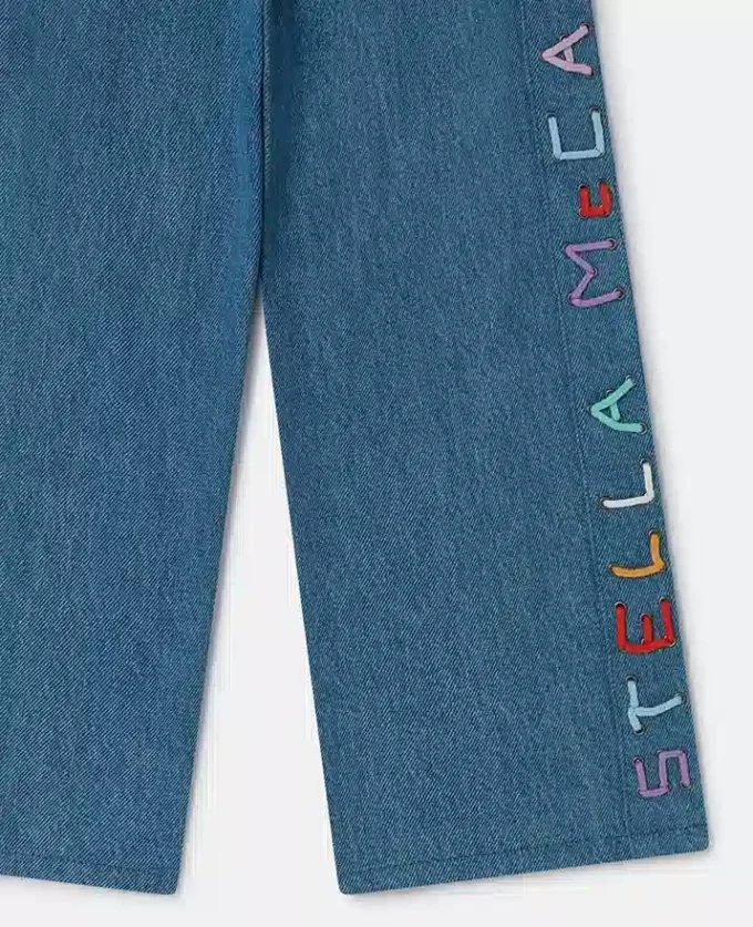 Jeans a gamba dritta