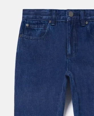 Jeans a gamba dritta con grafica mostruosa