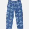 Jeans a gamba dritta con stampa Monster Jeans a gamba dritta con stampa Monster