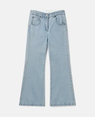 Jeans a gamba larga