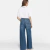Jeans a gamba larga con ricamo Little Black Bunny Jeans a gamba larga con ricamo Little Black Bunny
