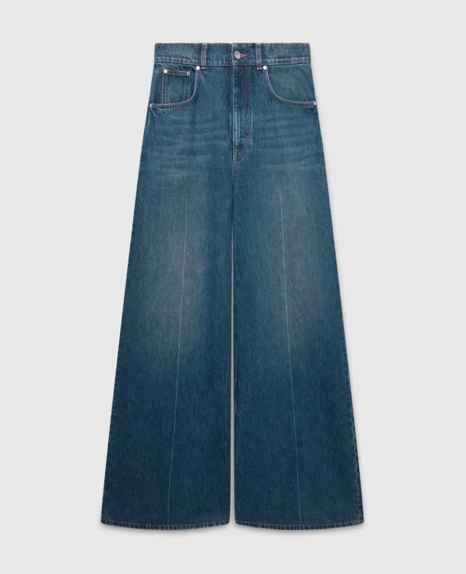 Jeans a vita alta con gamba dritta Jeans a vita alta con gamba dritta