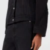 Giacca in denim con inserti in pizzo Giacca in denim con inserti in pizzo