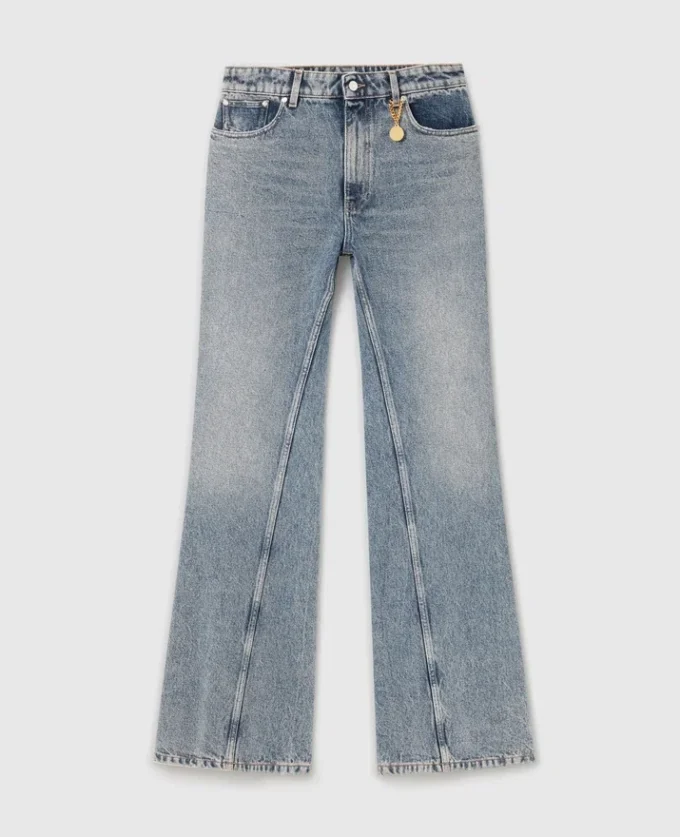 Jeans bootcut con lavaggio vintage Jeans bootcut con lavaggio vintage