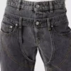 Jeans Chap con doppia cintura Jeans Chap con doppia cintura