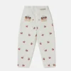 Jeans con ricamo ciliegie Jeans con ricamo ciliegie