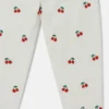 Jeans con ricamo ciliegie Jeans con ricamo ciliegie