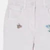Jeans con ricamo floreale Jeans con ricamo floreale