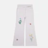 Jeans con ricamo floreale Jeans con ricamo floreale