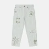 Jeans con stampa skateboard