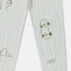 Jeans con stampa skateboard