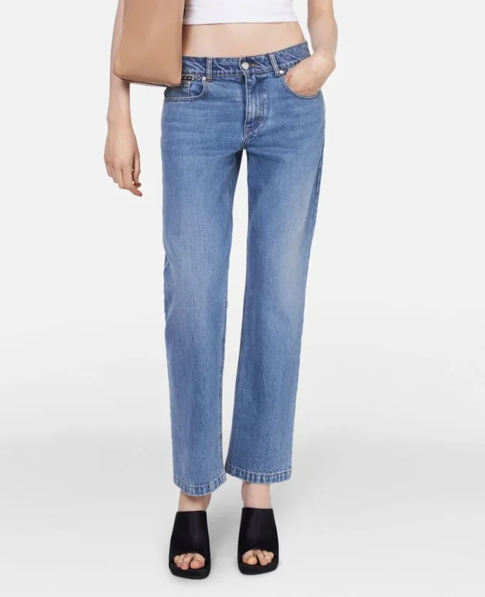 Jeans cropped Falabella Chain Light Wash Jeans cropped Falabella Chain Light Wash