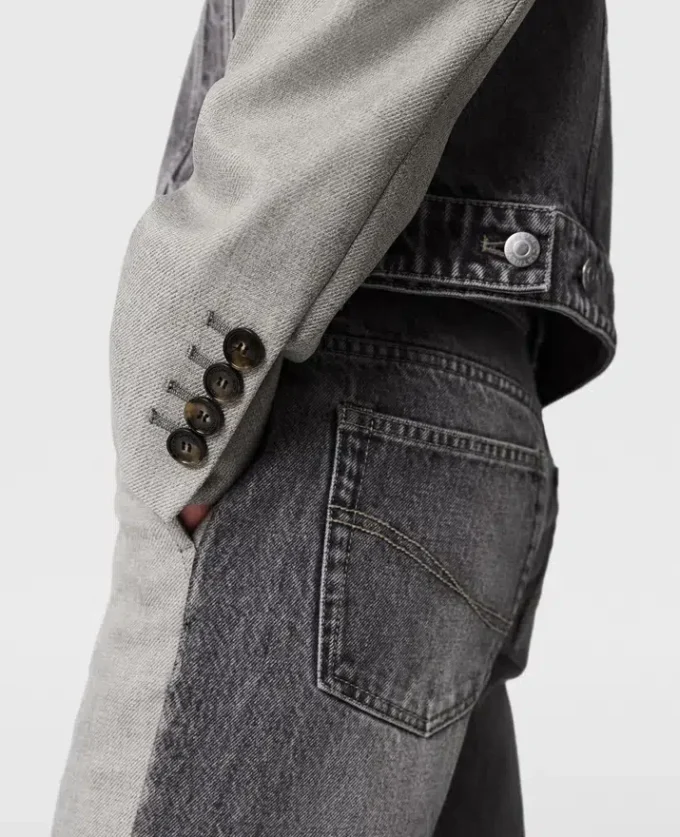 Jeans ibridi dal taglio sartoriale