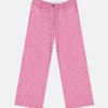 Jeans in denim a gamba dritta con stampa a stelle Jeans in denim a gamba dritta con stampa a stelle