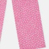 Jeans in denim a gamba dritta con stampa a stelle Jeans in denim a gamba dritta con stampa a stelle