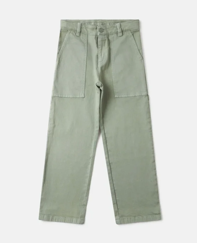 Jeans in denim a gamba dritta tono su tono Jeans in denim a gamba dritta tono su tono
