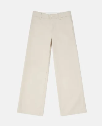 Jeans in denim a gamba dritta tono su tono Jeans in denim a gamba dritta tono su tono