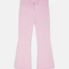 Jeans in denim con bordi smerlati Jeans in denim con bordi smerlati