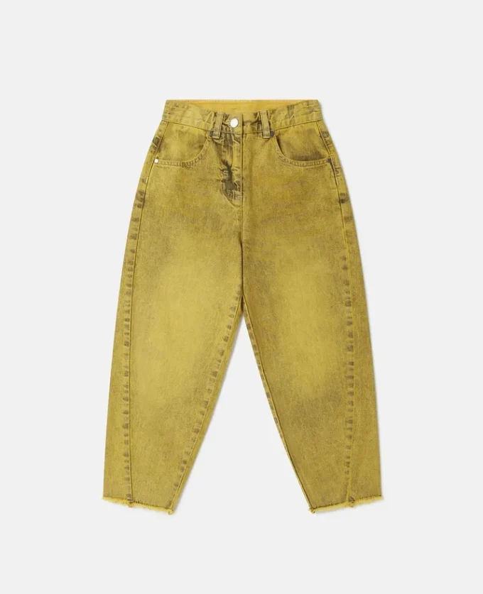 Jeans in denim con grafica SpongeBob Jeans in denim con grafica SpongeBob