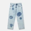 Jeans in denim con grafica SpongeBob Jeans in denim con grafica SpongeBob