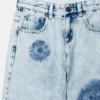 Jeans in denim con grafica SpongeBob Jeans in denim con grafica SpongeBob