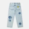 Jeans in denim con grafica SpongeBob Jeans in denim con grafica SpongeBob