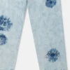 Jeans in denim con grafica SpongeBob Jeans in denim con grafica SpongeBob
