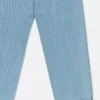 Jeans in denim con ricamo gioiello Jeans in denim con ricamo gioiello
