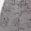 Jeans in denim con stampa Bug Band Jeans in denim con stampa Bug Band