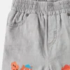 Jeans in denim con stampa grafica scoiattolo Jeans in denim con stampa grafica scoiattolo