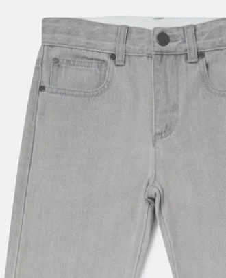 Jeans in denim con stampa grafica scoiattolo Jeans in denim con stampa grafica scoiattolo