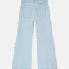 Jeans svasati in denim chiaro Jeans svasati in denim chiaro