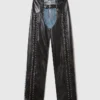 Jeans vegani con lacci Jeans vegani con lacci