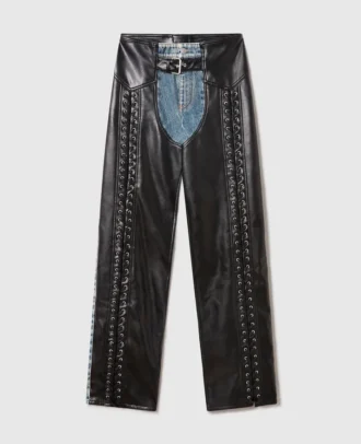 Jeans vegani con lacci Jeans vegani con lacci