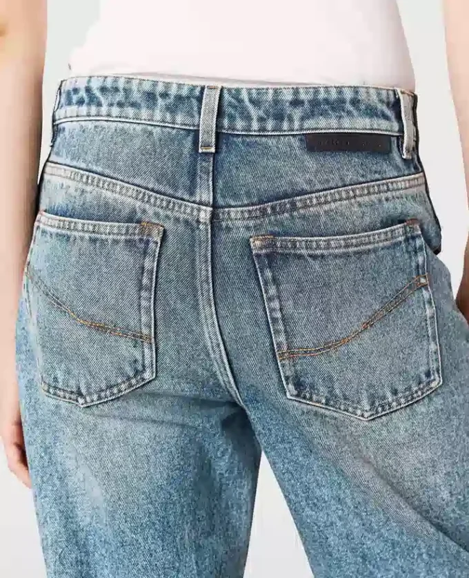 Jeans vegani con lacci Jeans vegani con lacci