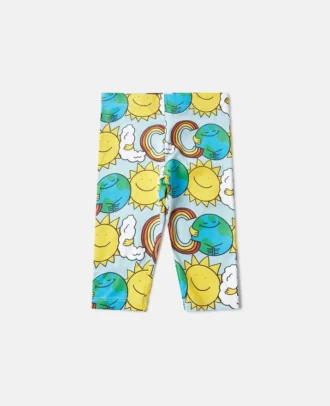 Leggings con stampa Earth Friends