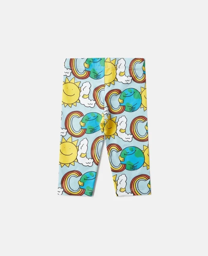 Leggings con stampa Earth Friends Leggings con stampa Earth Friends