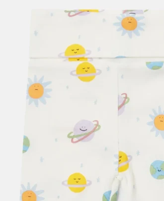 Leggings con stampa Planets