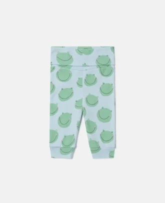 Leggings con stampa rana