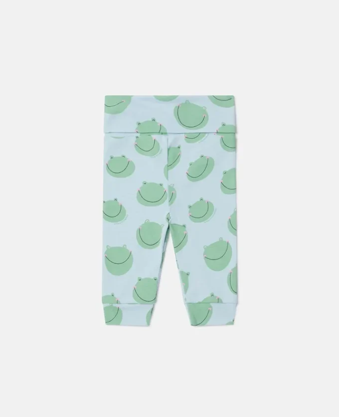 Leggings con stampa rana