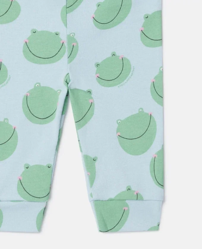 Leggings con stampa rana