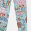 Leggings elasticizzati con stampa bosco Leggings elasticizzati con stampa bosco