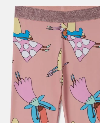 Leggings elasticizzati con stampa Fairies