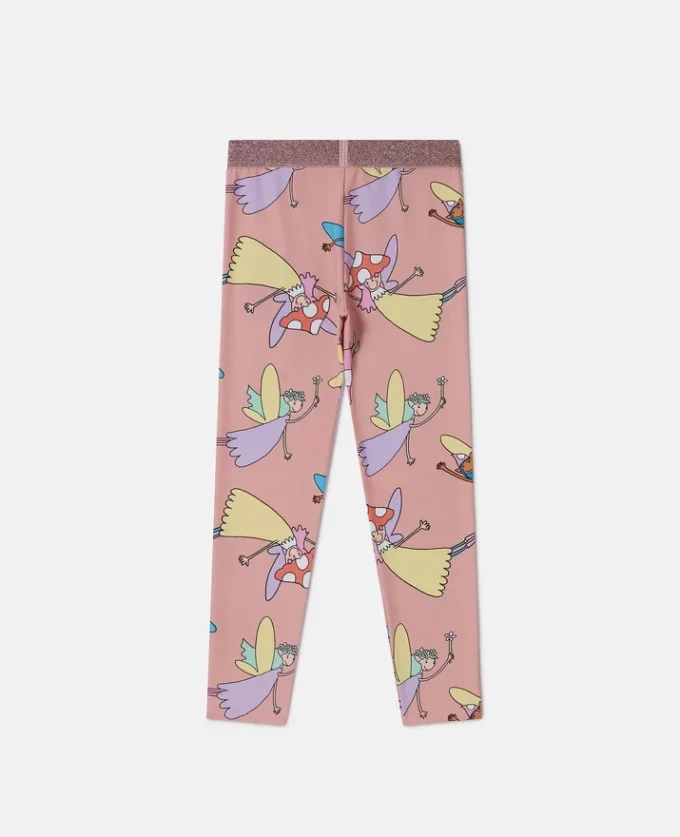Leggings elasticizzati con stampa Fairies Leggings elasticizzati con stampa Fairies