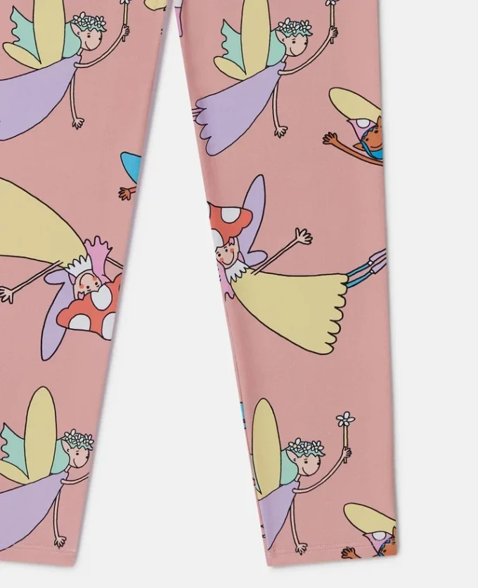 Leggings elasticizzati con stampa Fairies Leggings elasticizzati con stampa Fairies